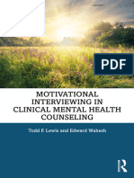 Todd F. Lewis, Edward Wahesh - Motivational Interviewing in Clinical Mental Health Counseling-Routledge (2022)