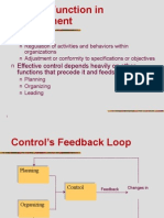 Control Function in Management: Feedback Loops and Key Elements