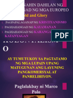 (3q) Kolonyalismo Sa Timog at Kanlurang Asya