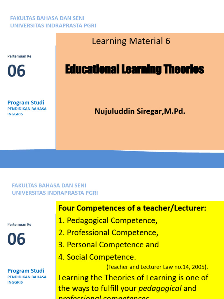 Curriculum and Material Development PPT 6 Curmadev Sem. Gasal 21-22 ...