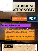 People Behind Astronomy