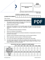 Physical Sciences P1 May 2022