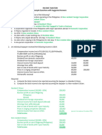 INCOME TAXATION Drills With Answers