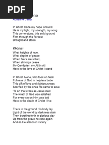 In Christ Alone