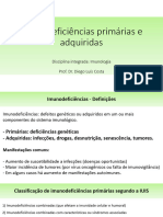 Slides - Imunodeficiências Primárias e Secundárias