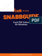 Foxit PDF Editor - Quick Guide