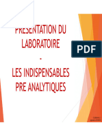 Support Formation Pre Analytique