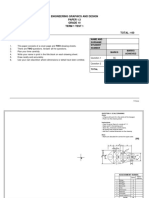 Engineering Graphics and Design Paper 1/ 2 Grade 1 0 Term 1 Test 1 TIME: 1 Hours TOTAL: 100