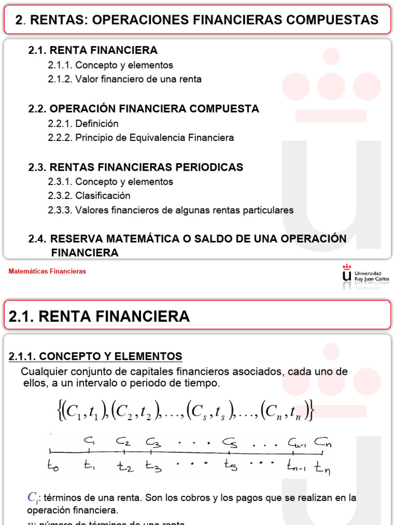 Matemáticas Financieras Avanzadas | PDF | Economias | Dinero