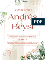 Andrés y Beysi Tarjeta de Boda