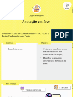 Anotação em Foco: Língua Portuguesa