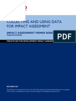 Collecting and Using Data For Impact Assessment
