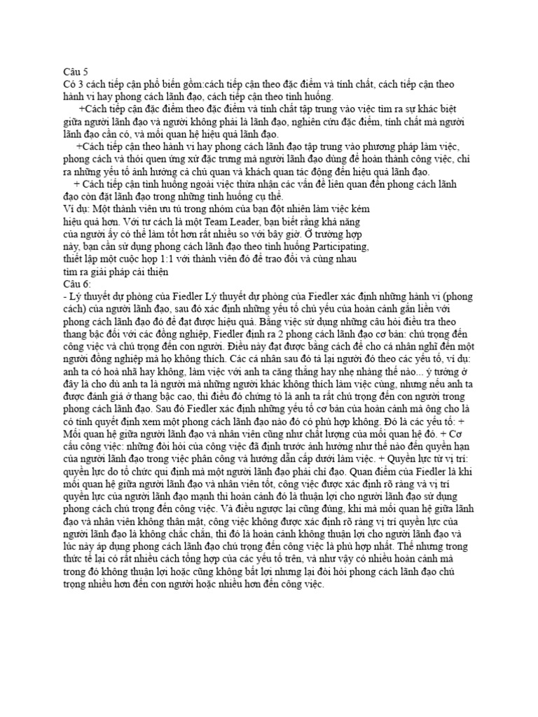 Câu 5 | PDF