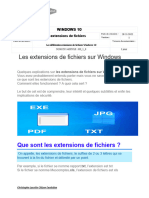 MS1.4 Les Extensions de Fichiers Sur Windows