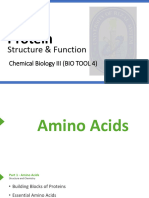 Lesson 2 - Protein Structure and Function