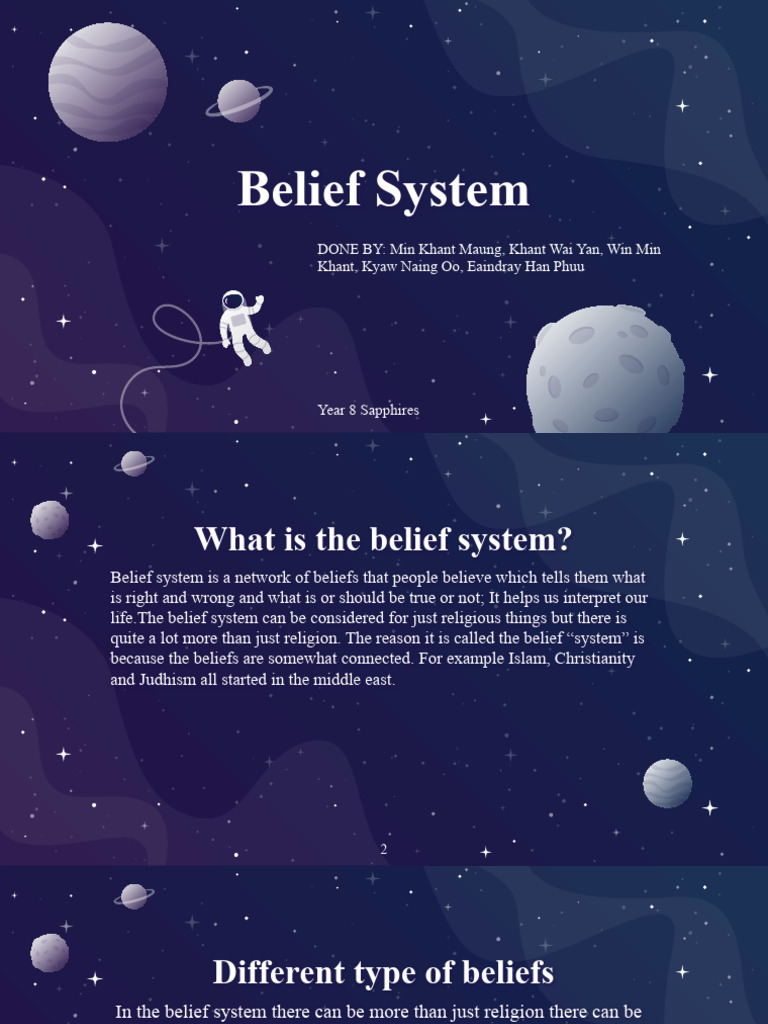 Belief System Presentation GP | PDF