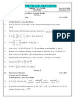 Vedantu Telugu Jee Channel: Predicted Paper