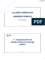 Material de Apoio - Relação Jurídica de Emprego Público