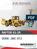 Manual de Operación Raptor 55-2r - jmc-812