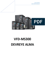 VFD-MS300 Sürücü Devreye Alma Dokümanı