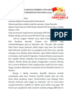 Teks Amanat Hari Kesaktian Pancasila 2023