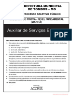 Auxiliar de Servicos Escolares