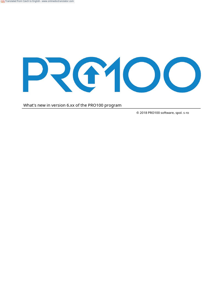 New in Pro100-6-08 | PDF | 3 D Computer Graphics | Rendering (Computer ...