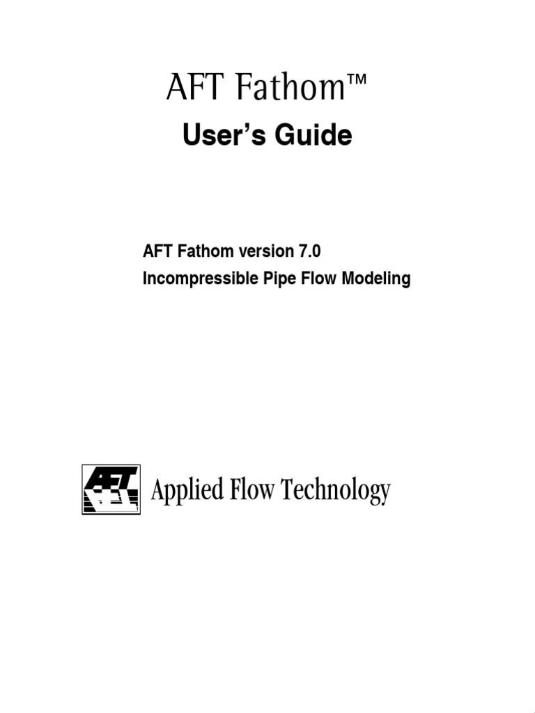 Fathom 7.0 Users Guide SI | PDF | Pump | Icon (Computing)