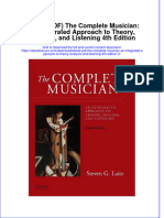 Ebook Ebook PDF The Complete Musician An Integrated Approach To Theory Analysis and Listening 4Th Edition 2 All Chapter PDF Docx Kindle