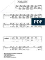 First Semester Time Table Civil Engineering 2023