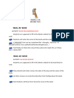 READ MY BOOK PLAN Week 2