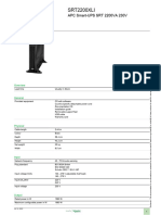 SRT2200XLI: Product Data Sheet
