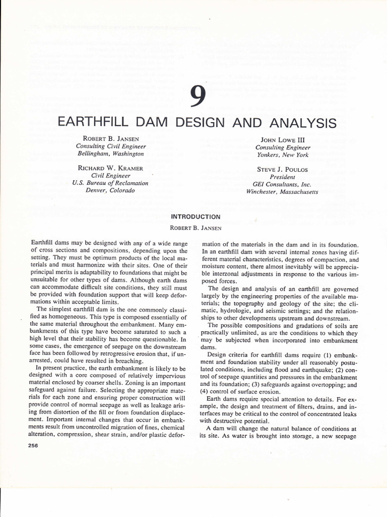 Advanced Dam Engineering 09 256 320 Pdf
