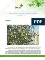 Azeite de oliveiras de alta qualidade cultivadas com EM・1®