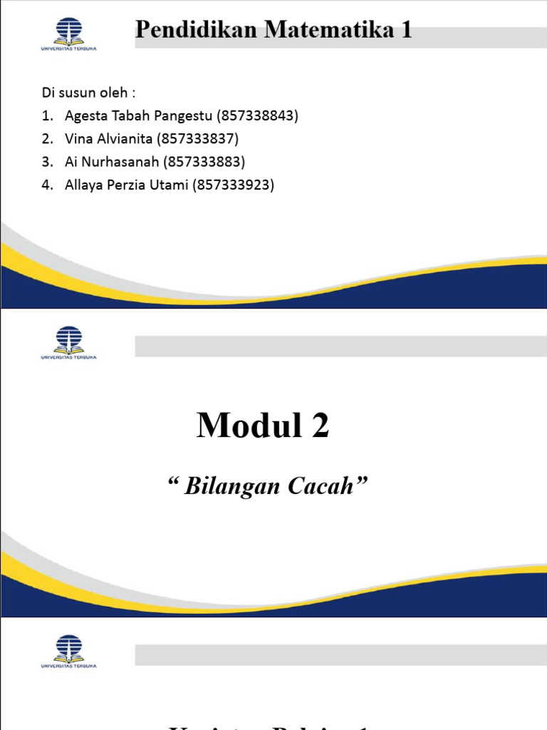 Modul 2 pendidikan matematika 1 kelompok 1 pdf