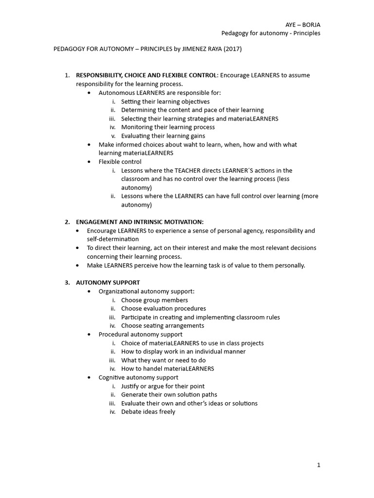 Empowering Learners for Autonomy | PDF | Career & Growth