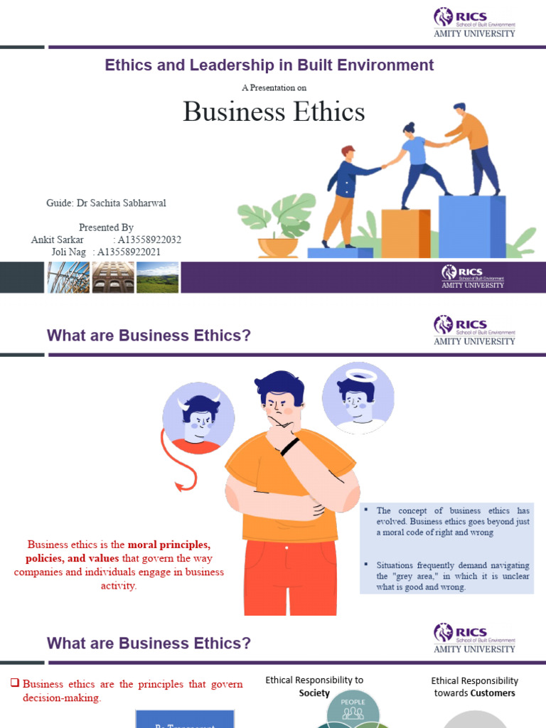 Business Ethics PPT Sem 4 | PDF