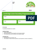 Y9 P2 Progression 2024