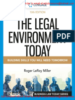 Roger LeRoy Miller - The Legal Environment Today (2021)