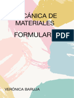 Mecánica de Materiales Formulario