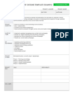 IC Project Management Outline Example 11813 PDF