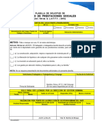 Planilla de Solicitud Anticipo de Prestaciones Sociales