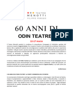 CS 60 Anni Di Odin Teatret
