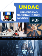 Informe Juridico de Resolución Del Consejo de Ética Profesional #813 - 2017