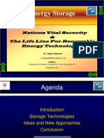 Energy Storage - Nations Vital Security and The Life Line For Renewable Energy Technologies