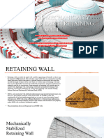 Design of Mechanically Stabilized Earth Retaining Wall