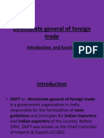 Directorate General of Foreign Trade