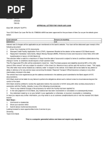 Sanction Letter
