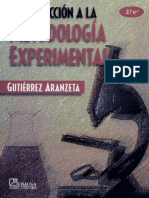 INTRODUCCION A LA METODOLOGIA EXPERIMENTAL Gutierrez