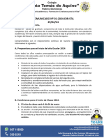 Comunicado 01-2024 DIR-STA (Inicio Del Año Escolar 2024)